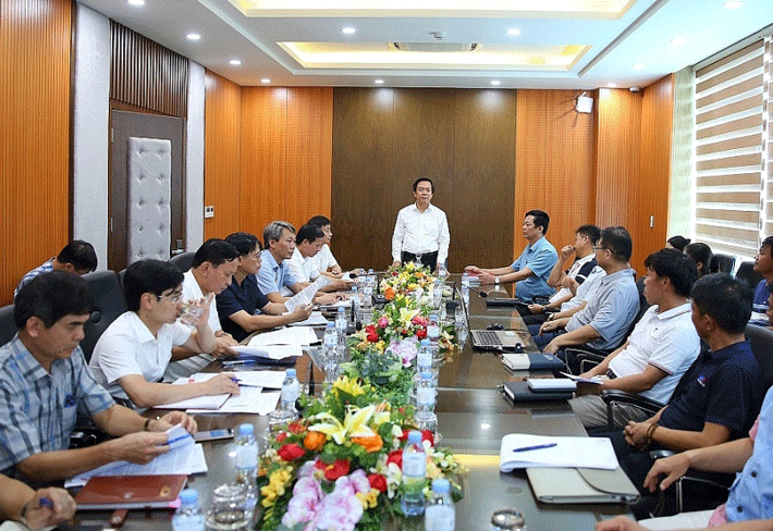 Chủ tịch UBND tỉnh Ninh Bình Phạm Quang Ngọc làm việc với chủ đầu tư CCN Gia Vân và các doanh nghiệp đầu tư trong CNN Gia Vân