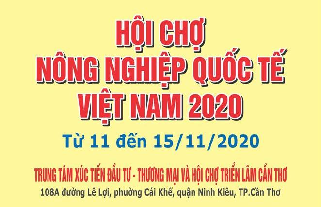 Hội chợ nông nghiệp Quốc tế Việt Nam 2020 tại Cần Thơ