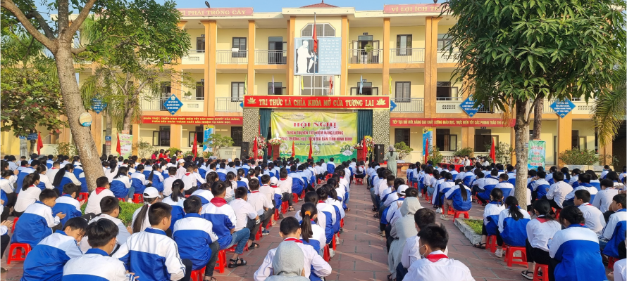 Hội nghị tuyên truyền về tiết kiệm năng lượng trong trường học tại trường Trung học cơ sở Ninh Bình – Bạc Liêu