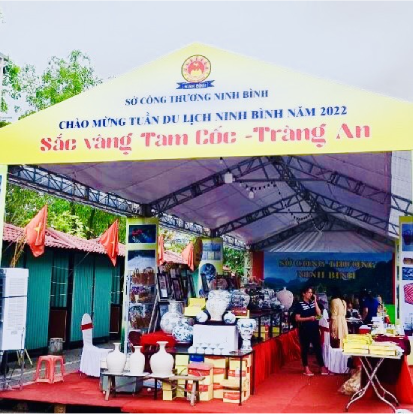 Kết quả tổ chức gian hàng trình diễn và trưng bày các sản phẩm thủ công mỹ nghệ của tỉnh Ninh Bình tại Tuần Du lịch Ninh Bình năm 2022